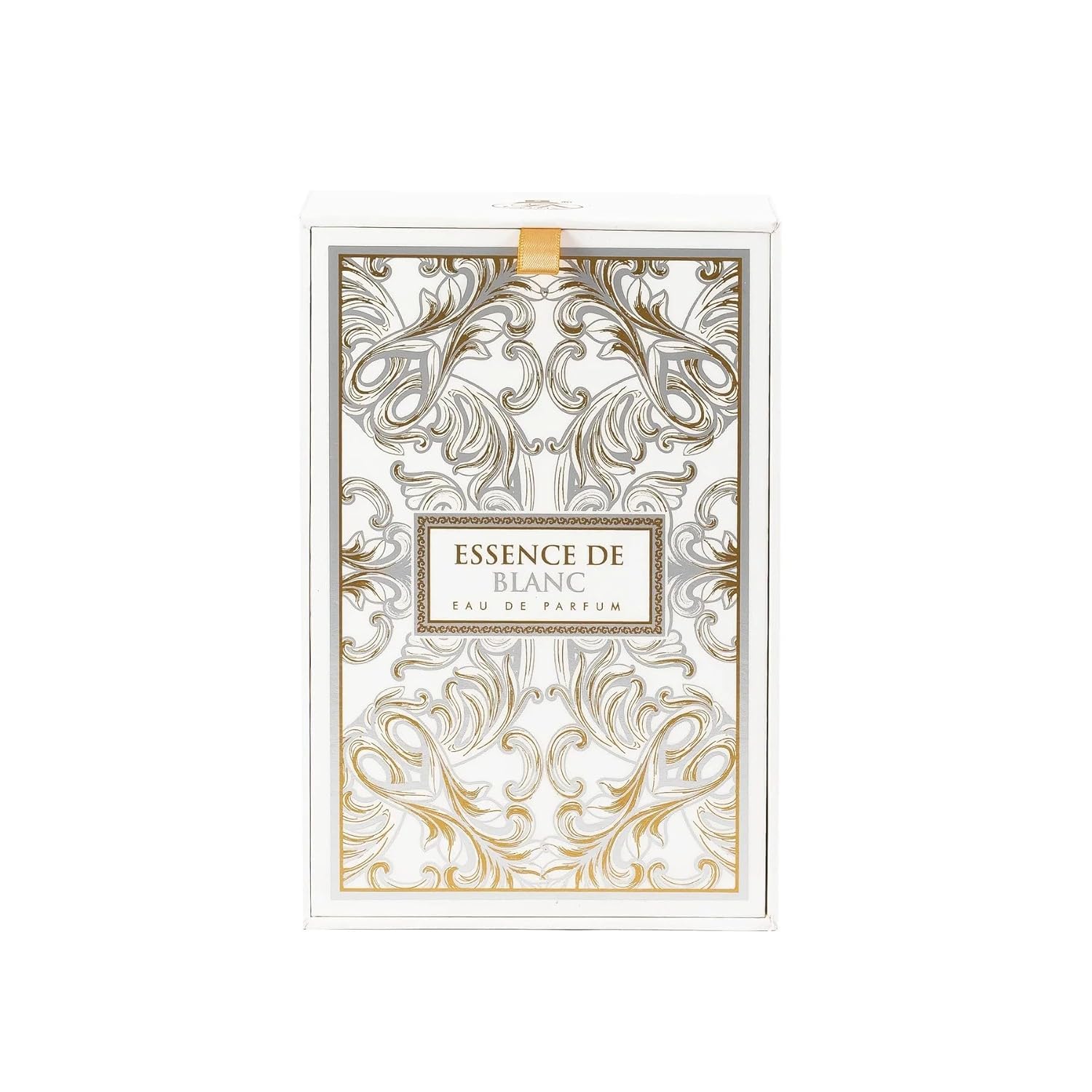 Fragrance World French Avenue Essence De Blanc gift-ready box display hints at versatile fragrance for all occasions