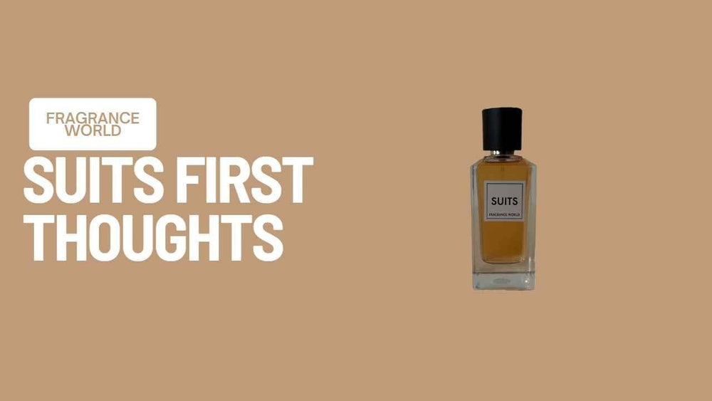 Fragrance World Suits packaging highlights premium unisex fragrance and versatility