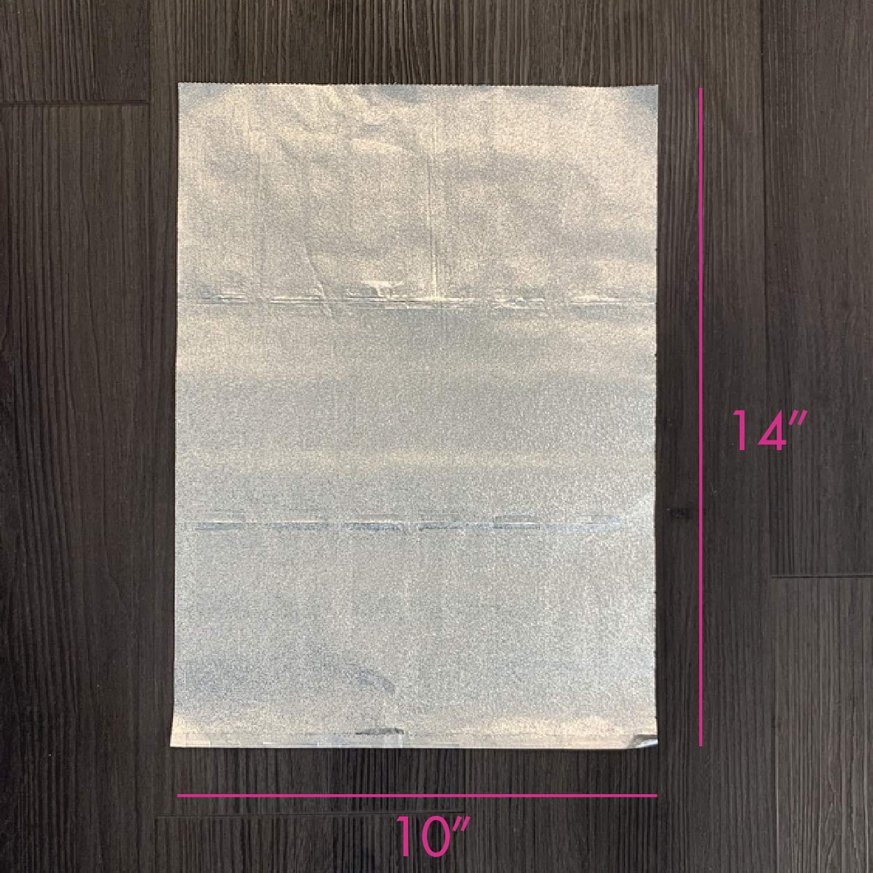 Framar Big Poppa Silver embossed foil in use for clean color application.