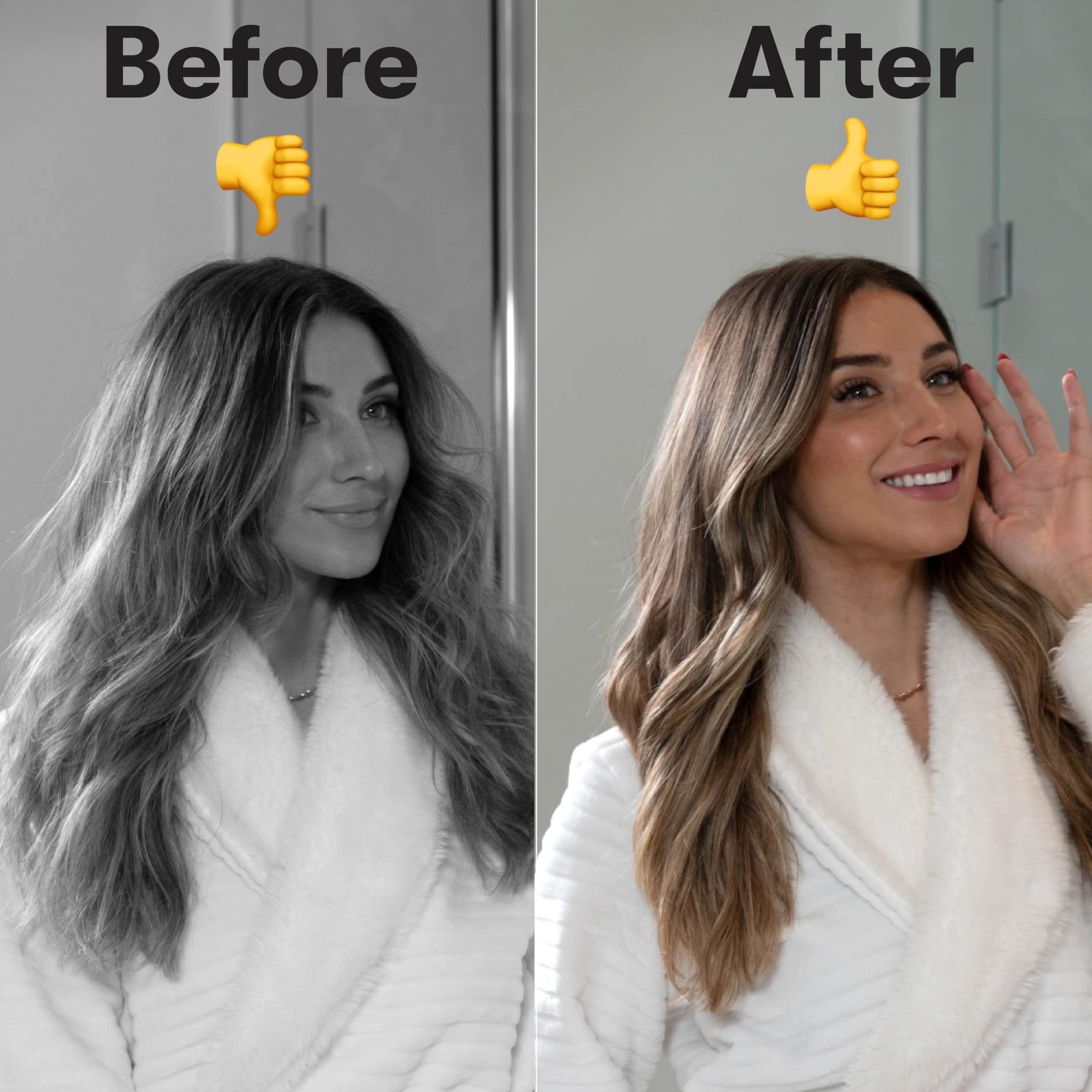FRAMAR curved vented brush works on all hair types, straight to curly.
