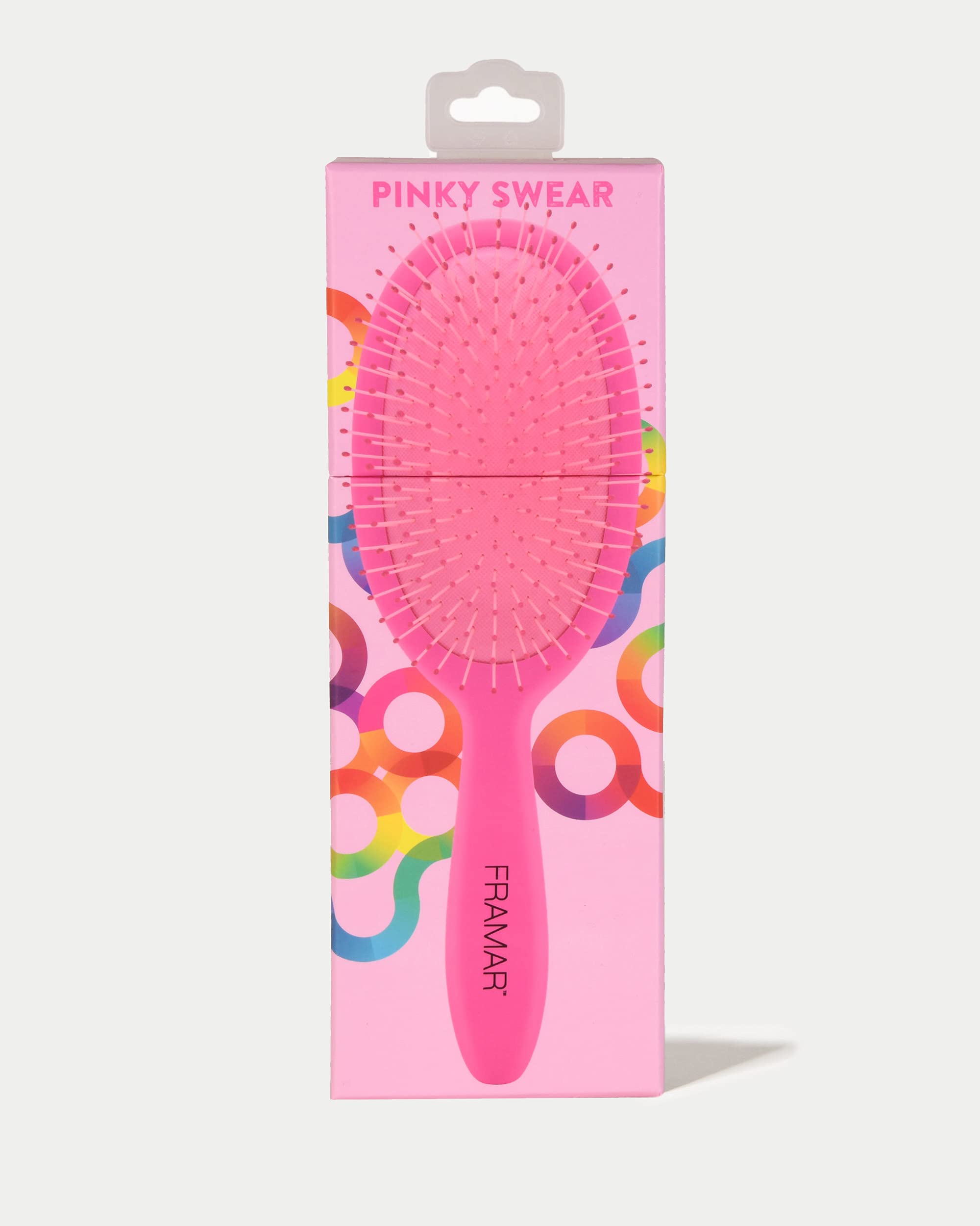 FRAMAR Detangling Brush wet-hair-use enables smooth detangling with conditioner.