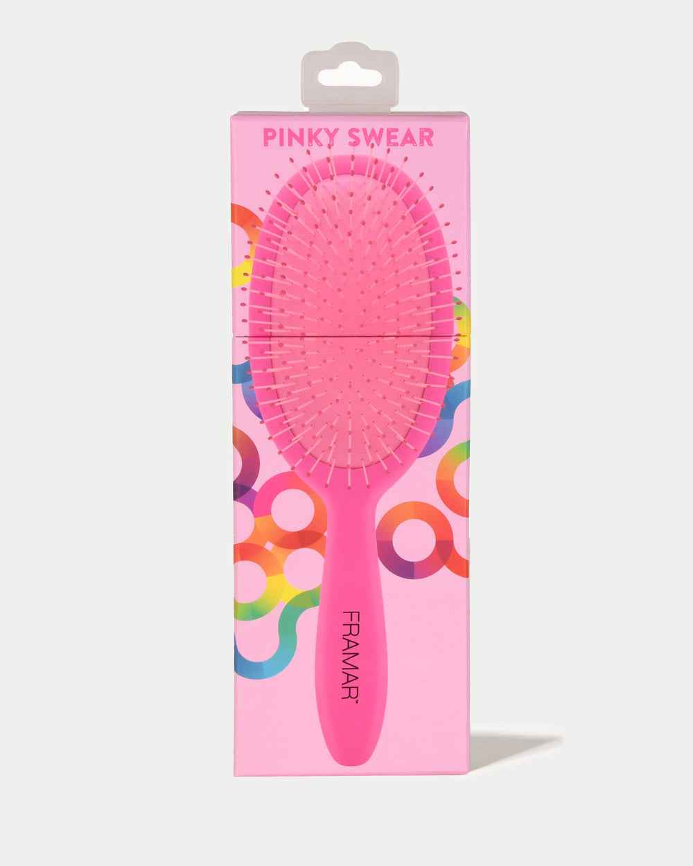 FRAMAR Detangling Brush wet-hair-use enables smooth detangling with conditioner.