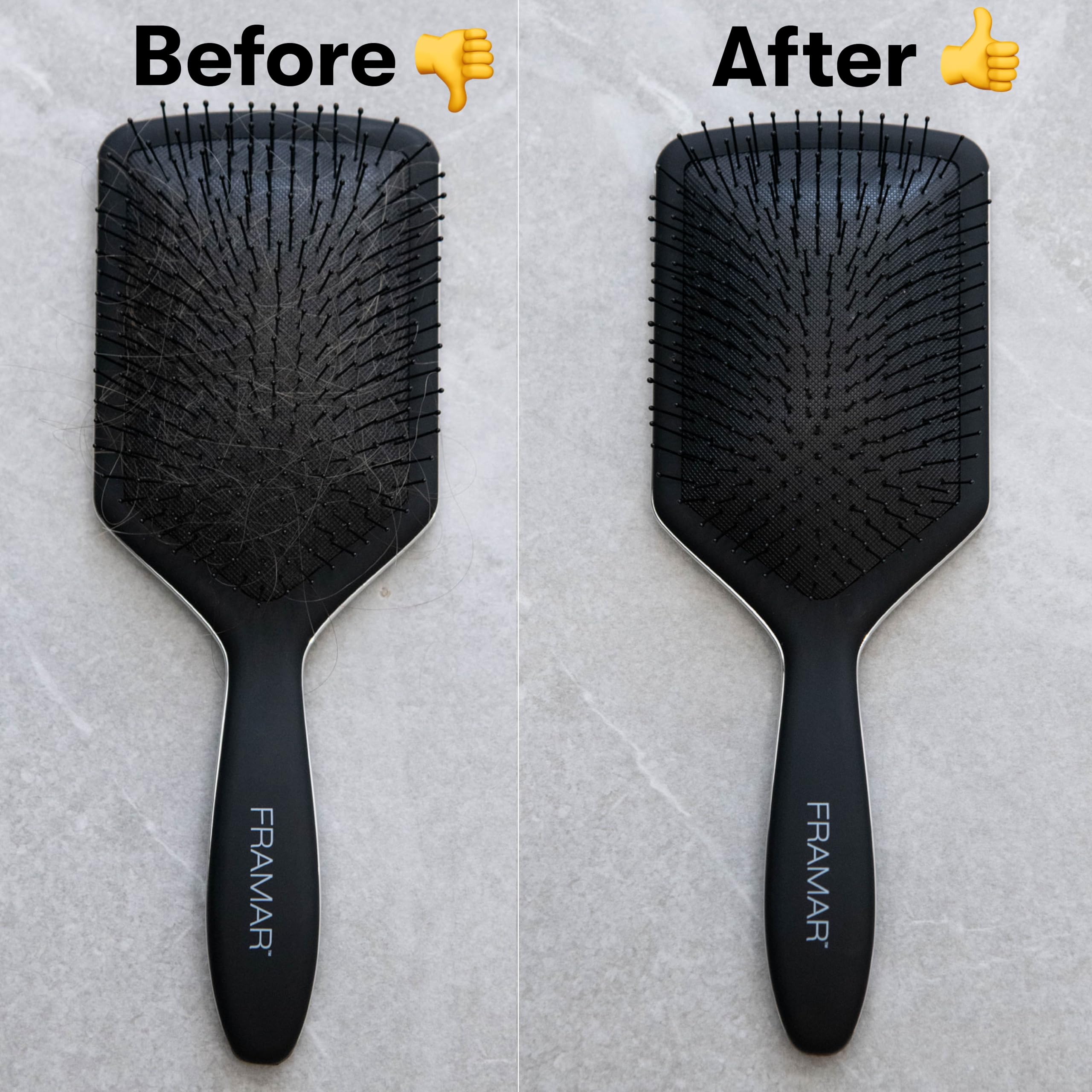 FRAMAR compact design is lightweight for on-the-go touch-ups.