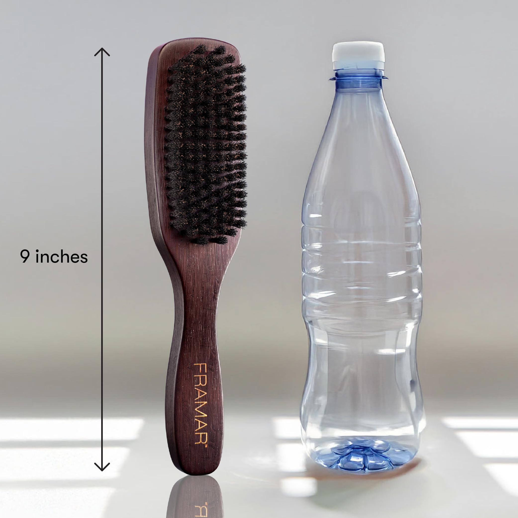 FRAMAR Slick Back Brush showcasing root lift and volume