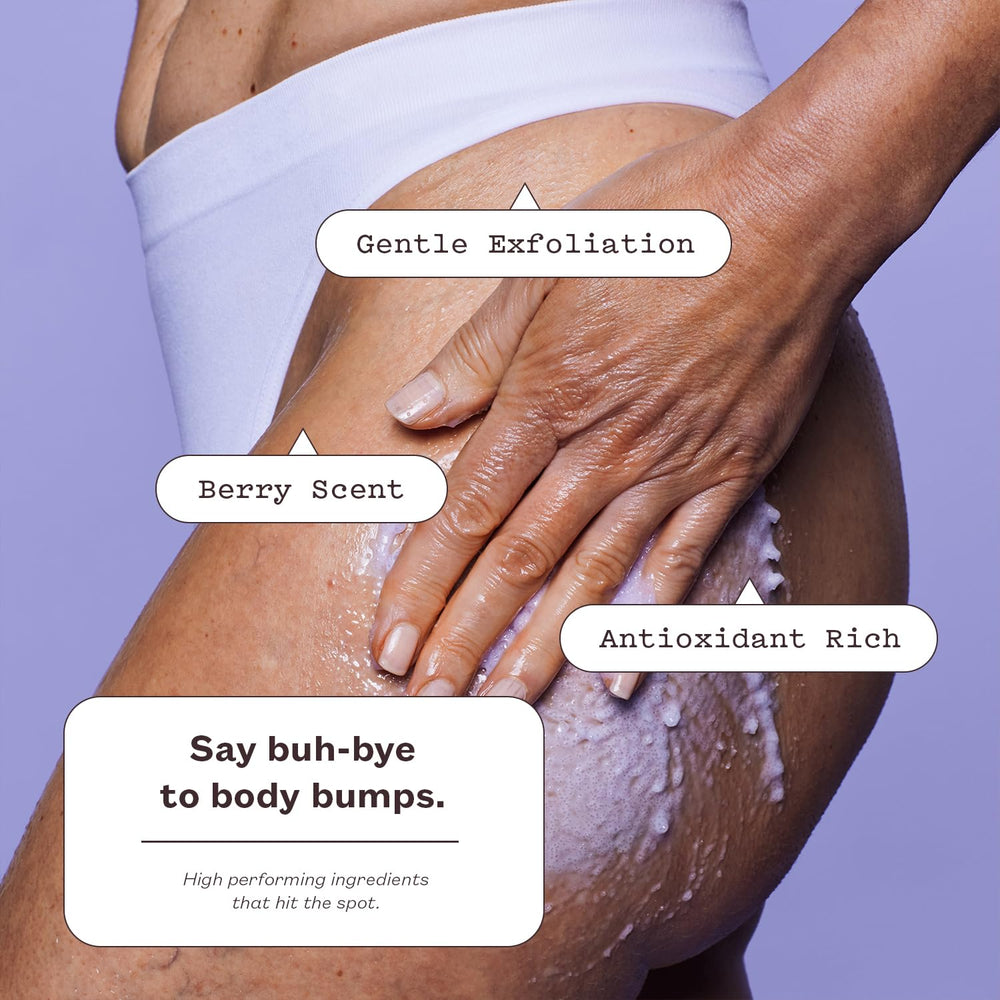 frank body niacinamide body scrub with green tea soothing roughness and irritation