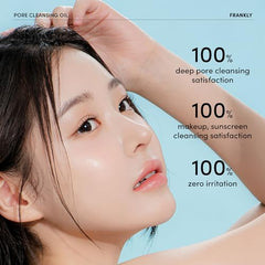 FRANKLY Pore Cleansing Oil hydration with amino acids and hyaluronic acid leaves skin soft