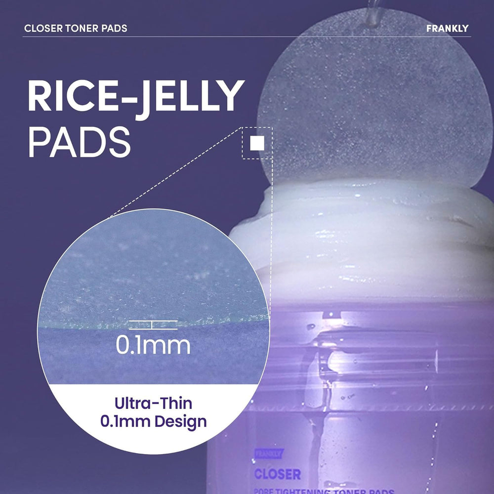 FRANKLY Pore Closer Toner Pad vegan cruelty-free formulation.