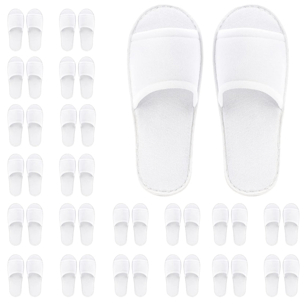 Frcctre 20-pairs disposable slippers packaging ready for hotel guests.