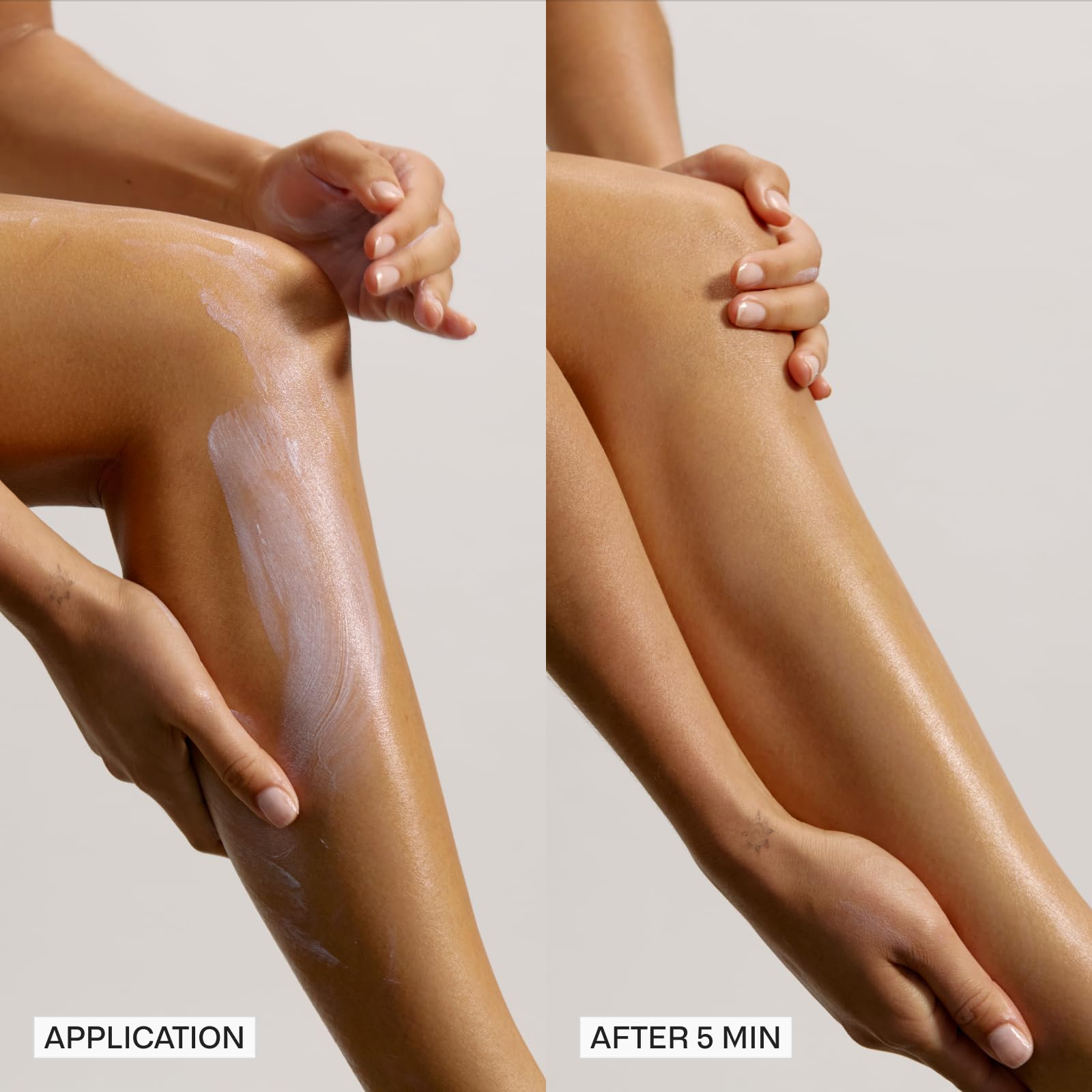 Glow on skin from Daily Defender SPF 30 highlighting hydration with vegan squalane
