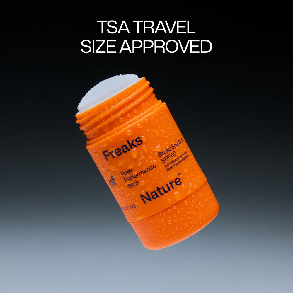 Freaks of Nature Peak Performance Sun Stick texture appears lightweight and non-pasty during sun-filled activities.