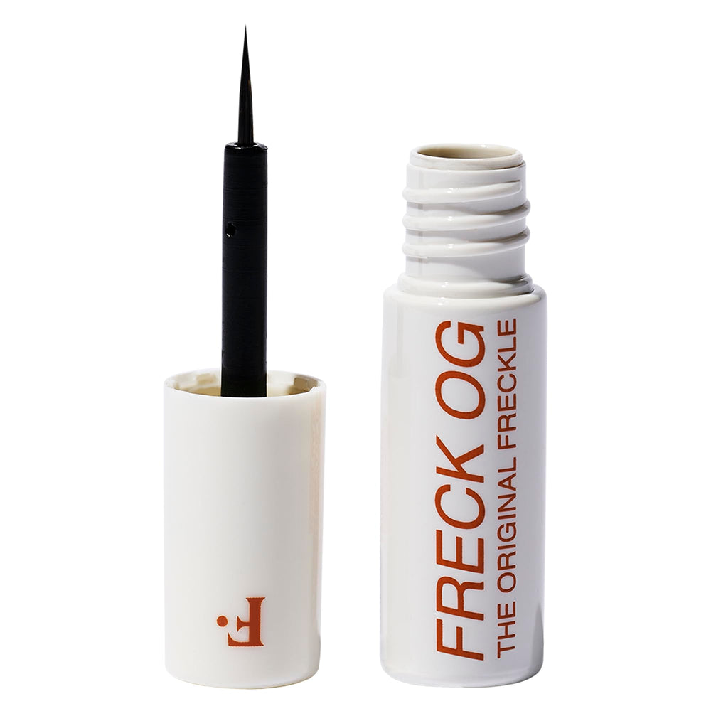 Freck OG mini cap dots show natural freckles for subtle sun-kissed texture