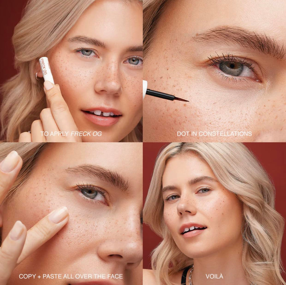 Freck OG mini ultra-fine brush-tip enables precise, buildable freckles on light-to-medium skin