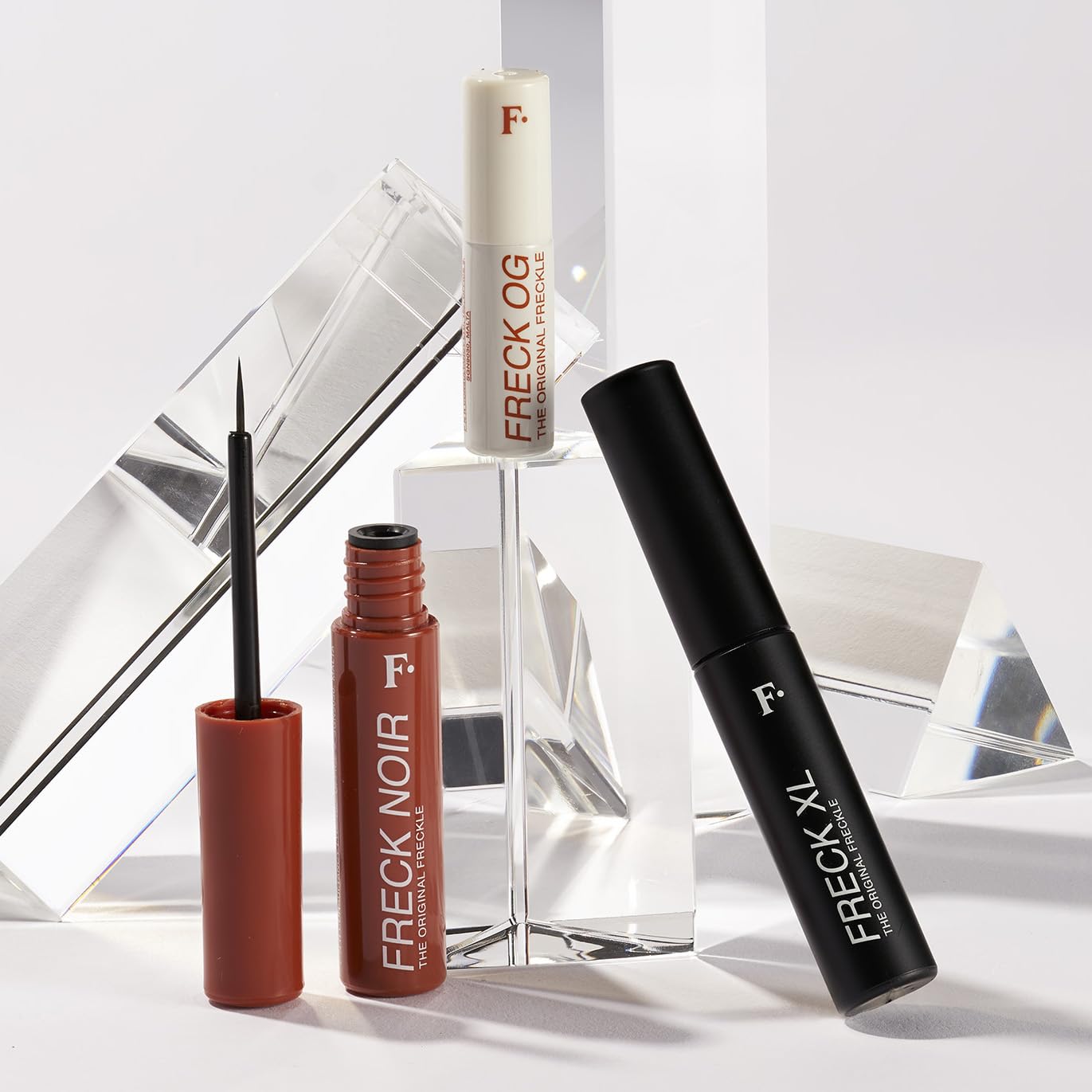 Freck Beauty Freckle Pen long-wear finish visible after hours on skin