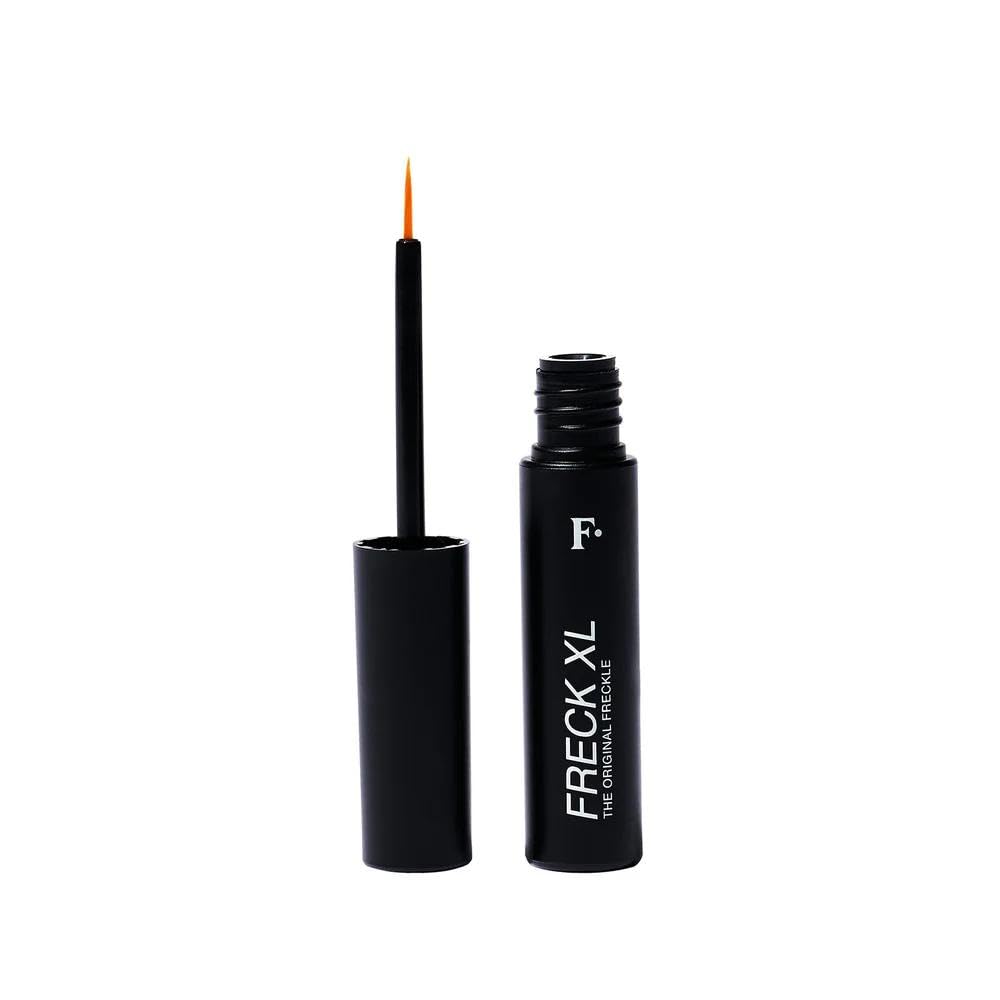Freck Beauty Freckle Pen XL packaging close-up highlighting vegan, cruelty-free branding for clean beauty.