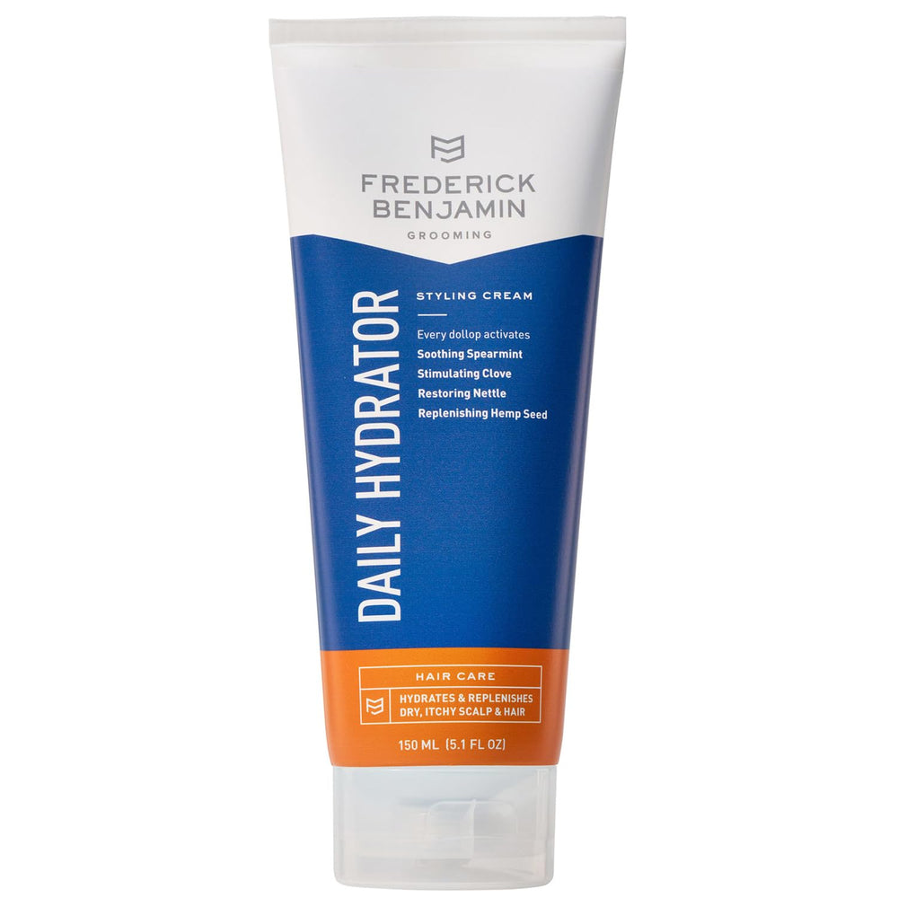Frederick Benjamin Daily Hydrator bottle pour for easy application and hydration