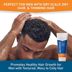 Frederick Benjamin Daily Hydrator applying into hair during daily styling