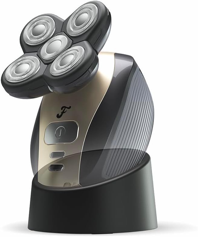 Freebird Charging Dock front view showing a sleek stand for the Freebird FlexSeries, ideal for daily grooming.