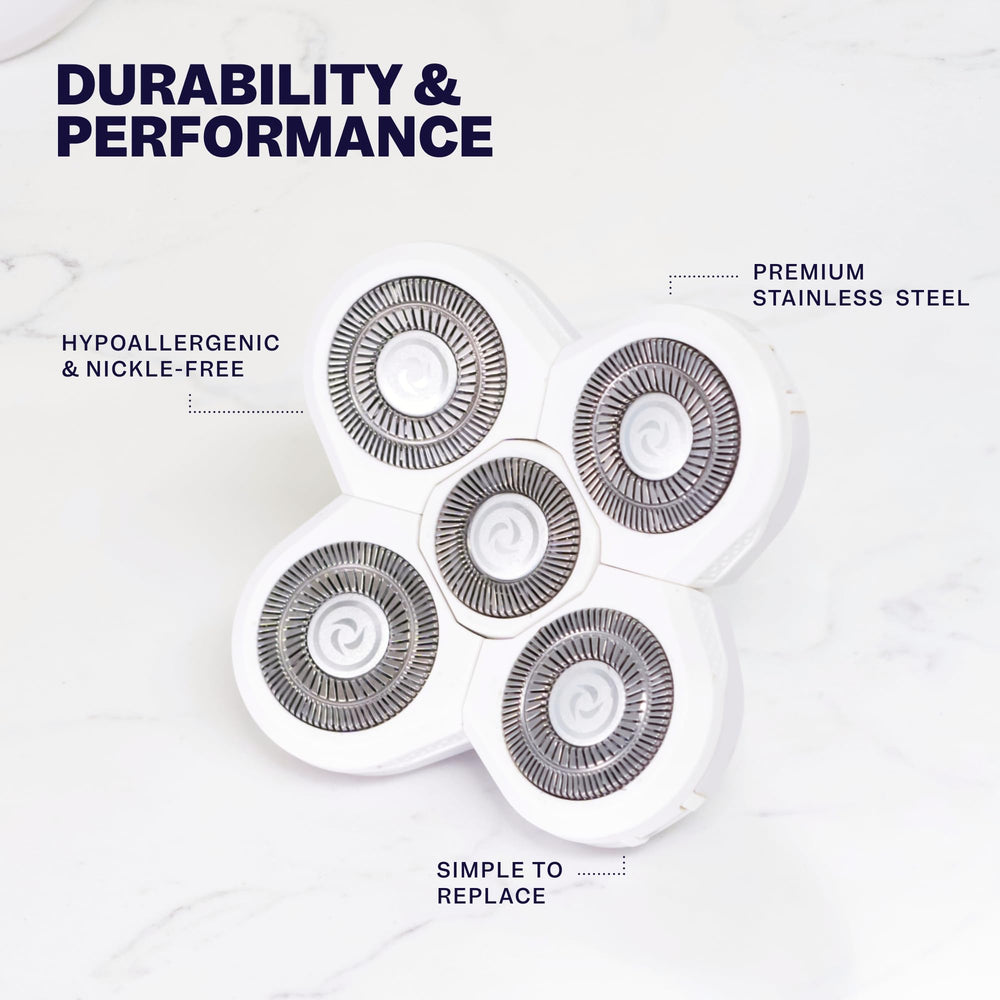 Freebird BodySmooth provides 50+ shaves per blade for durability and value