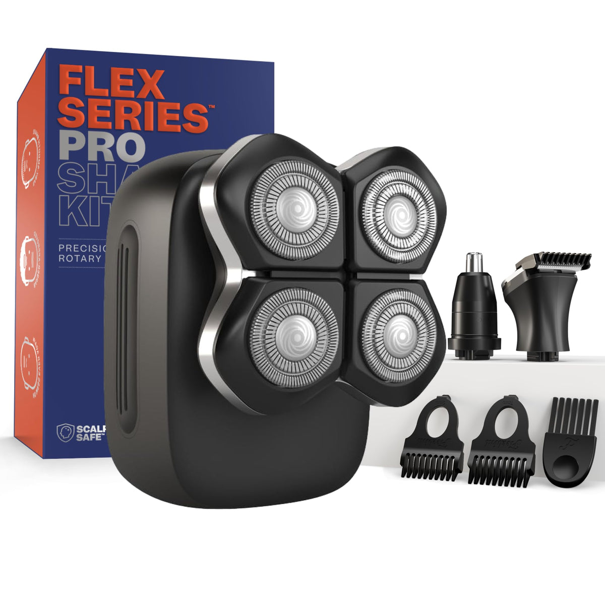 Freebird FlexSeries Pro head shaver silhouette for a smooth, confident bald look.