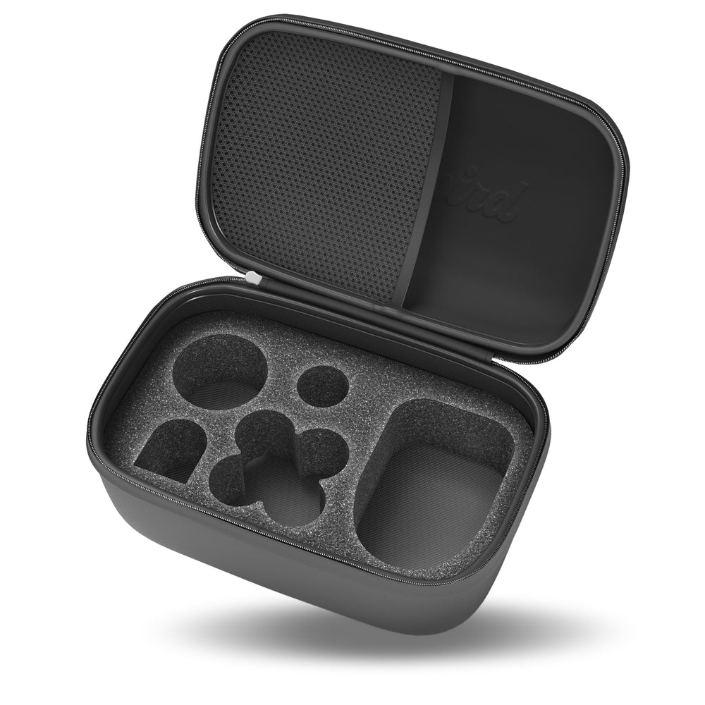 Freebird FlexSeries Travel Case outer shell shows rugged protection for on-the-go grooming