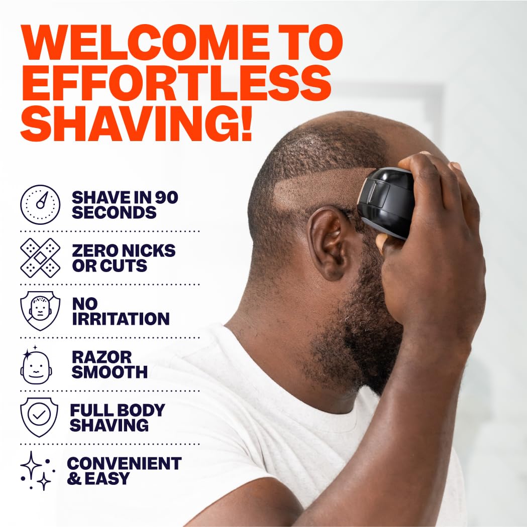 Freebird FlexSeries waterproof shaver in shower for wet/dry use