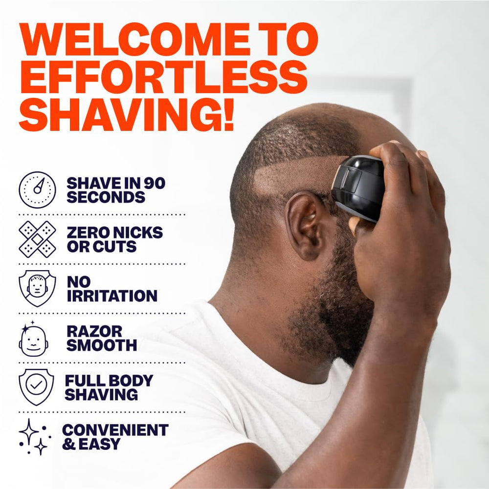 Freebird FlexSeries waterproof shaver in shower for wet/dry use