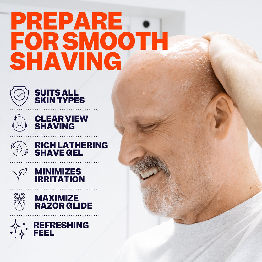 Freebird Shave Gel 60ml sensitive-skin formula delivers irritation-free prep for precise lines.