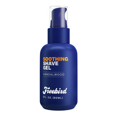 Freebird Shave Gel 60ml Ultra Smooth application shows effortless glide for close shaves.
