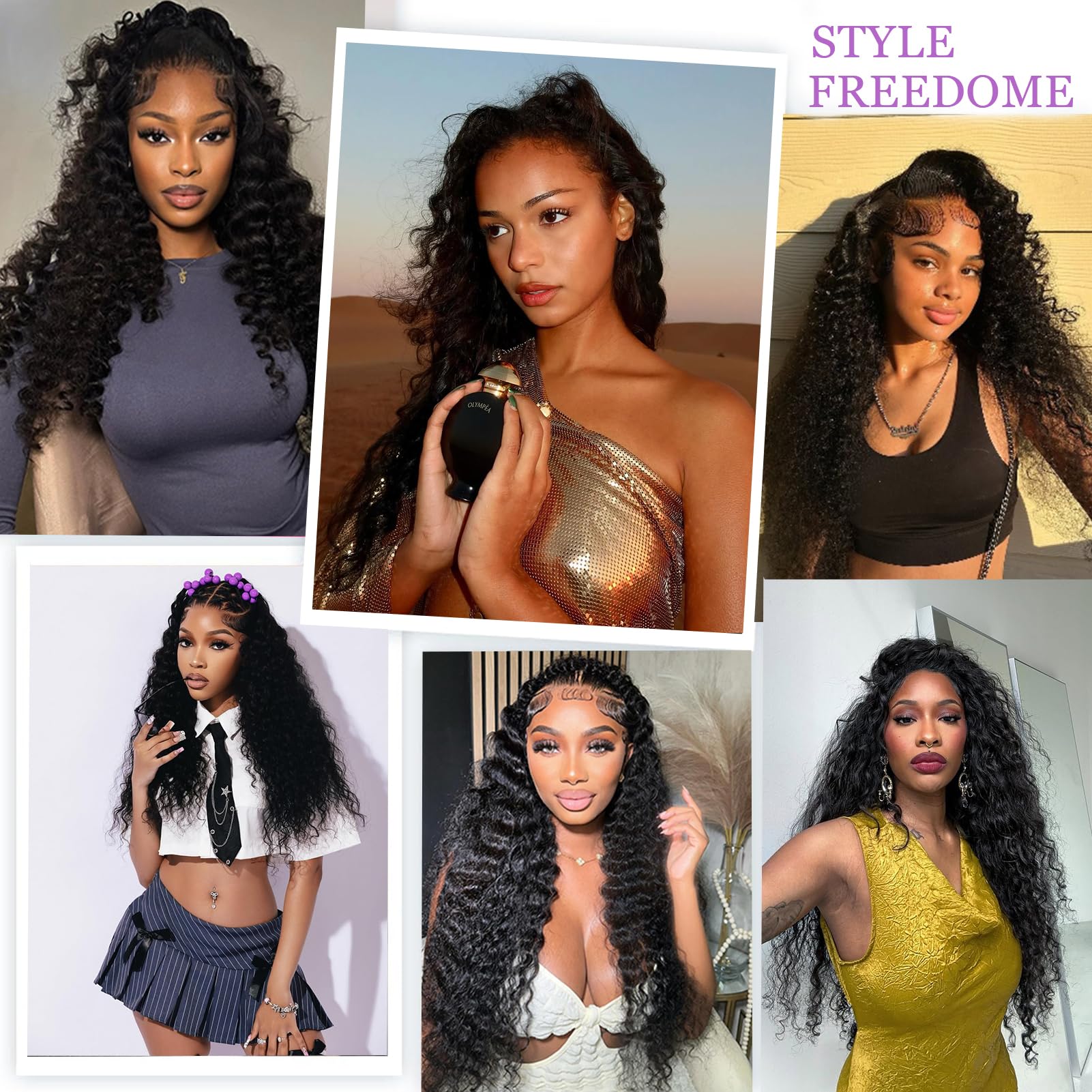 Freeternit unprocessed Brazilian hair dye-friendly option.