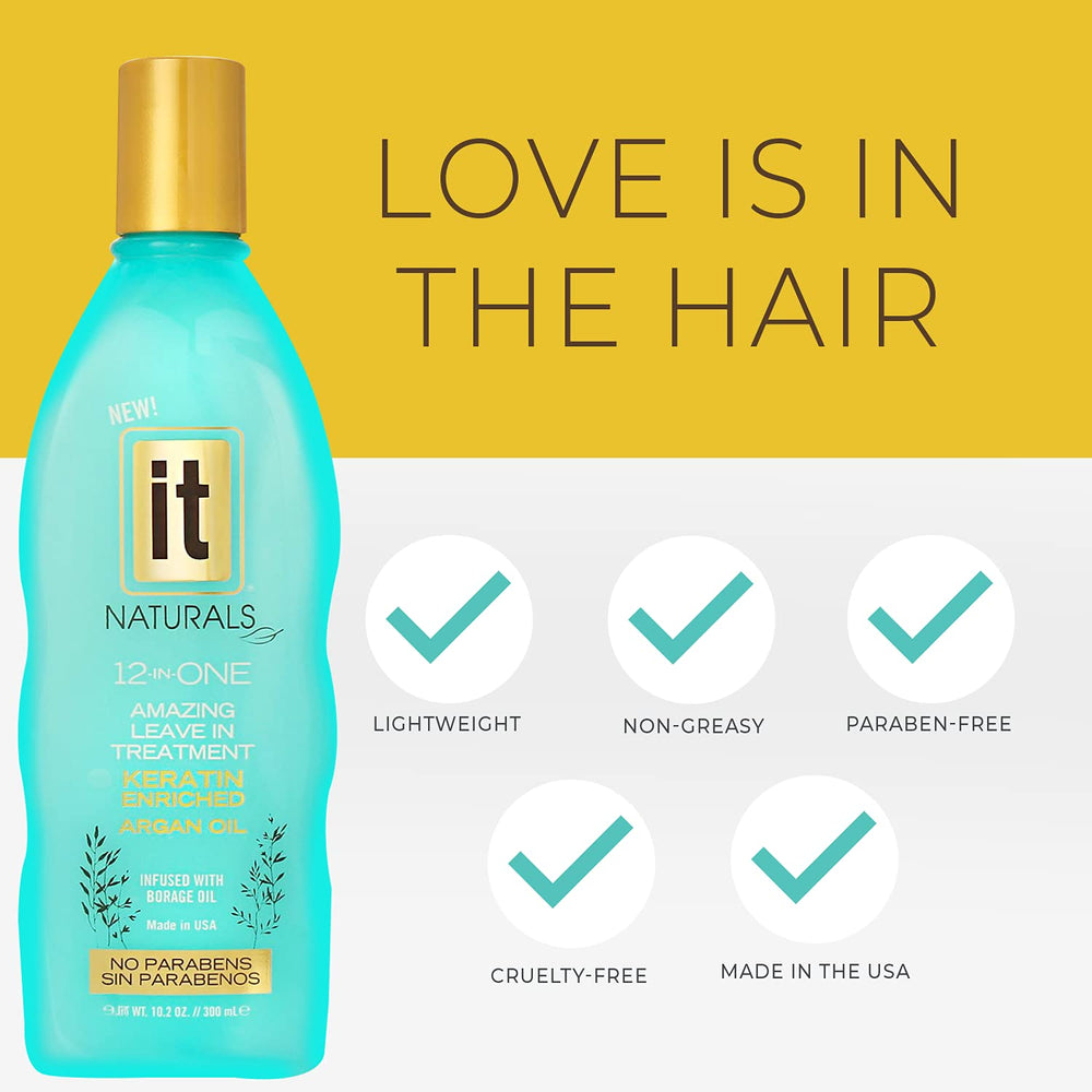 Freeze It frizz-control and shine enhancement visible in sunlit hair.