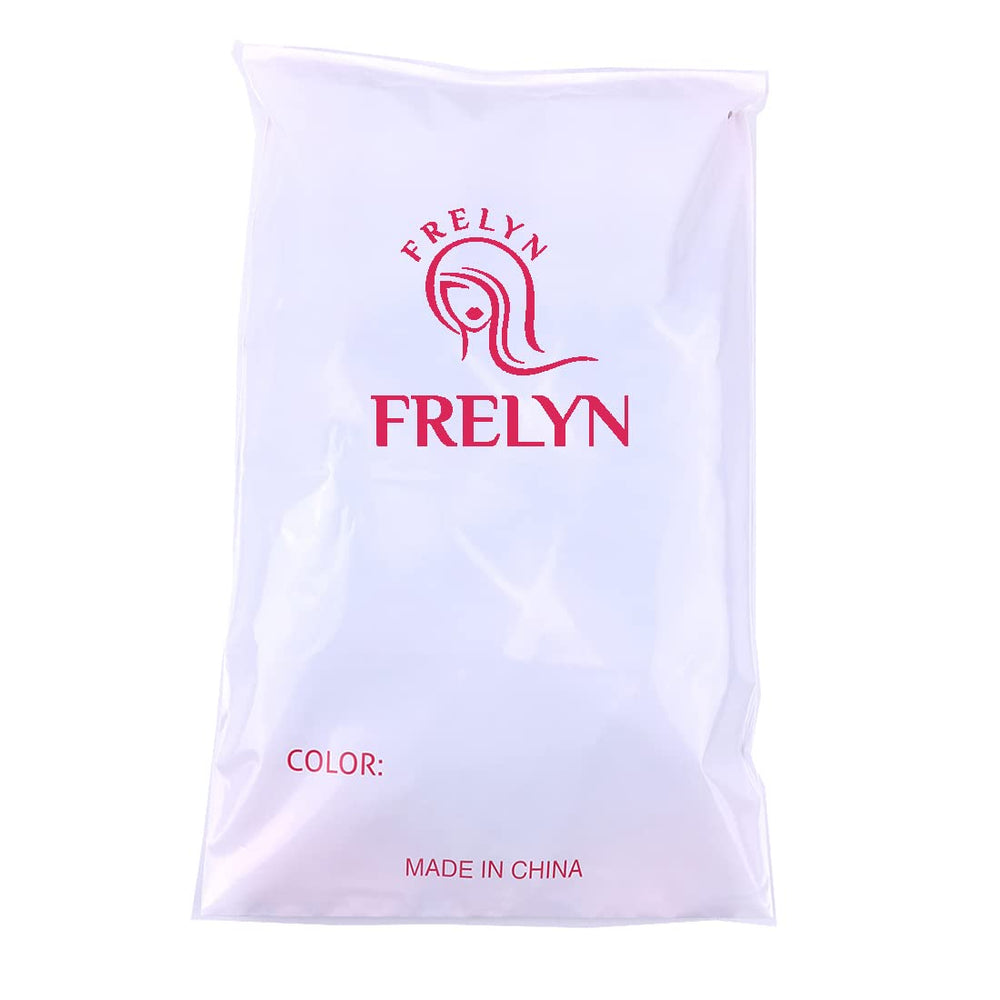 FRELYN kinky curly bundles color-black highlight seamless blend with natural tones.