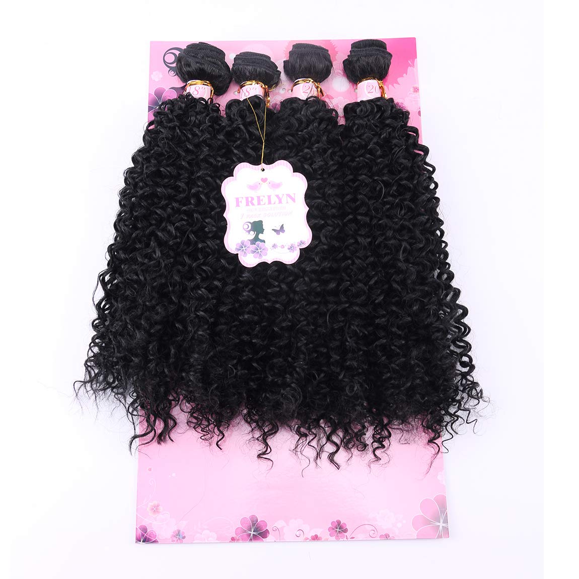FRELYN kinky curly bundles natural look under daily wear and styling.