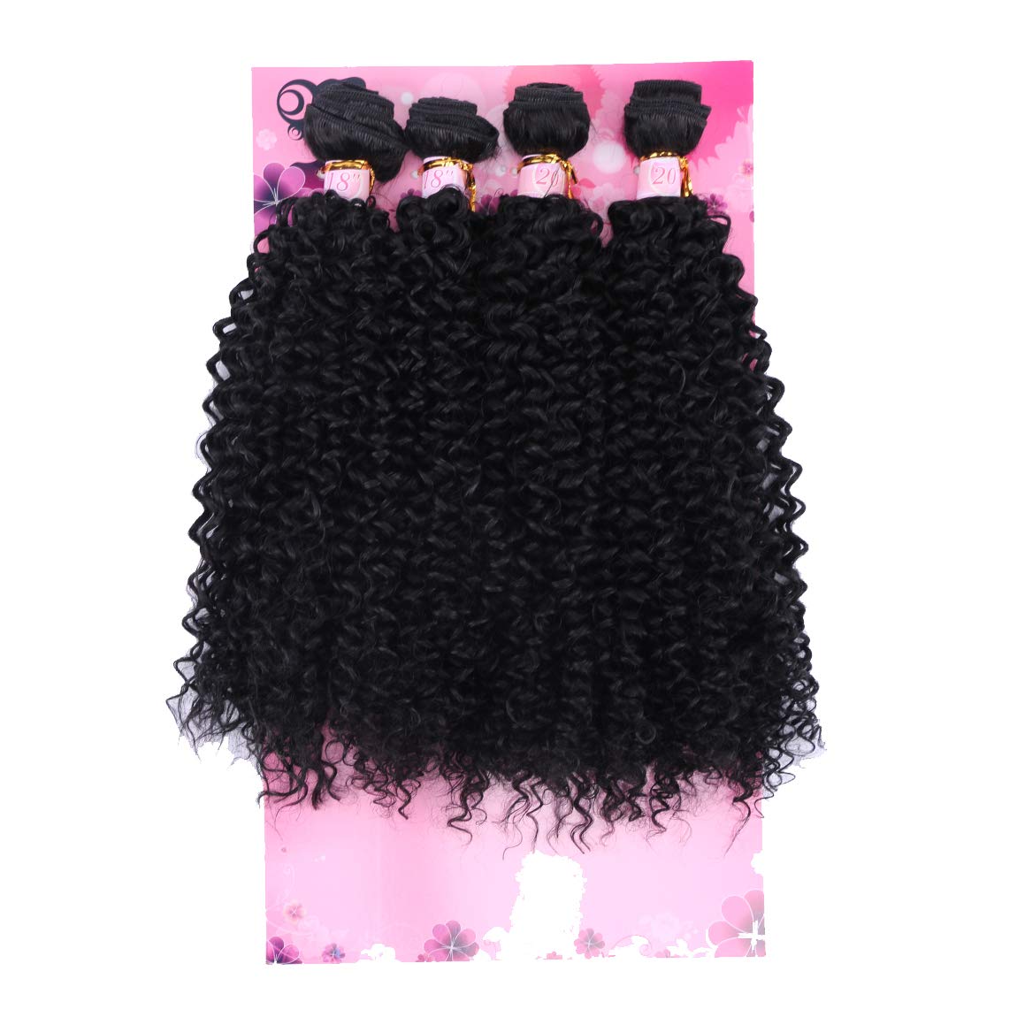 FRELYN kinky curly bundles packaging shows a ready-to-use sew-in kit for fast styling.