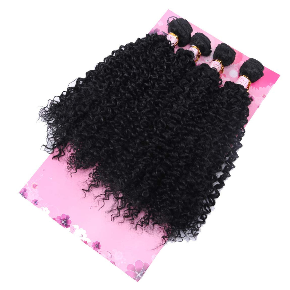 FRELYN kinky curly bundles sew-in-demo shows quick installation for protective styles.