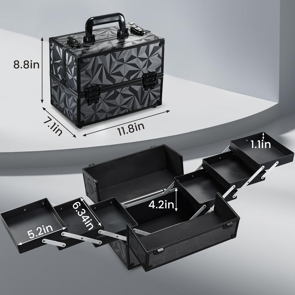 Dark black finish with white spots, stylish and gift-ready look