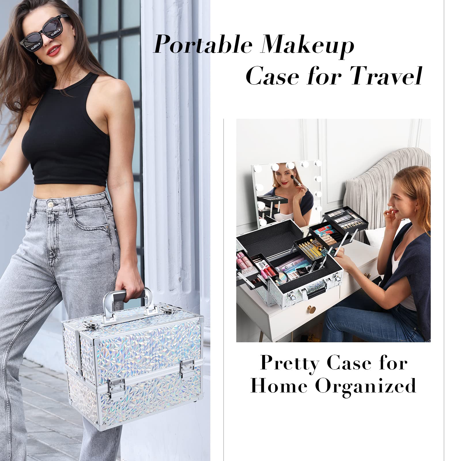Frenessa portable-handle design offers comfortable grip for travel.