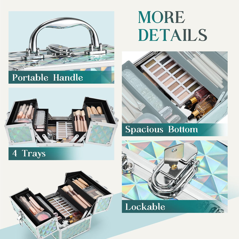 Frenessa Renessa bottom compartment fits travel-size tools and palettes