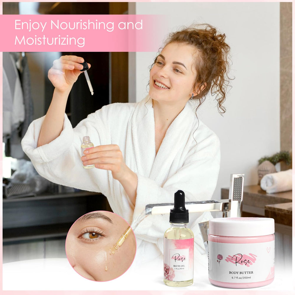 Frerdui Rose Spa Gift Set hand balm nourishes and protects skin