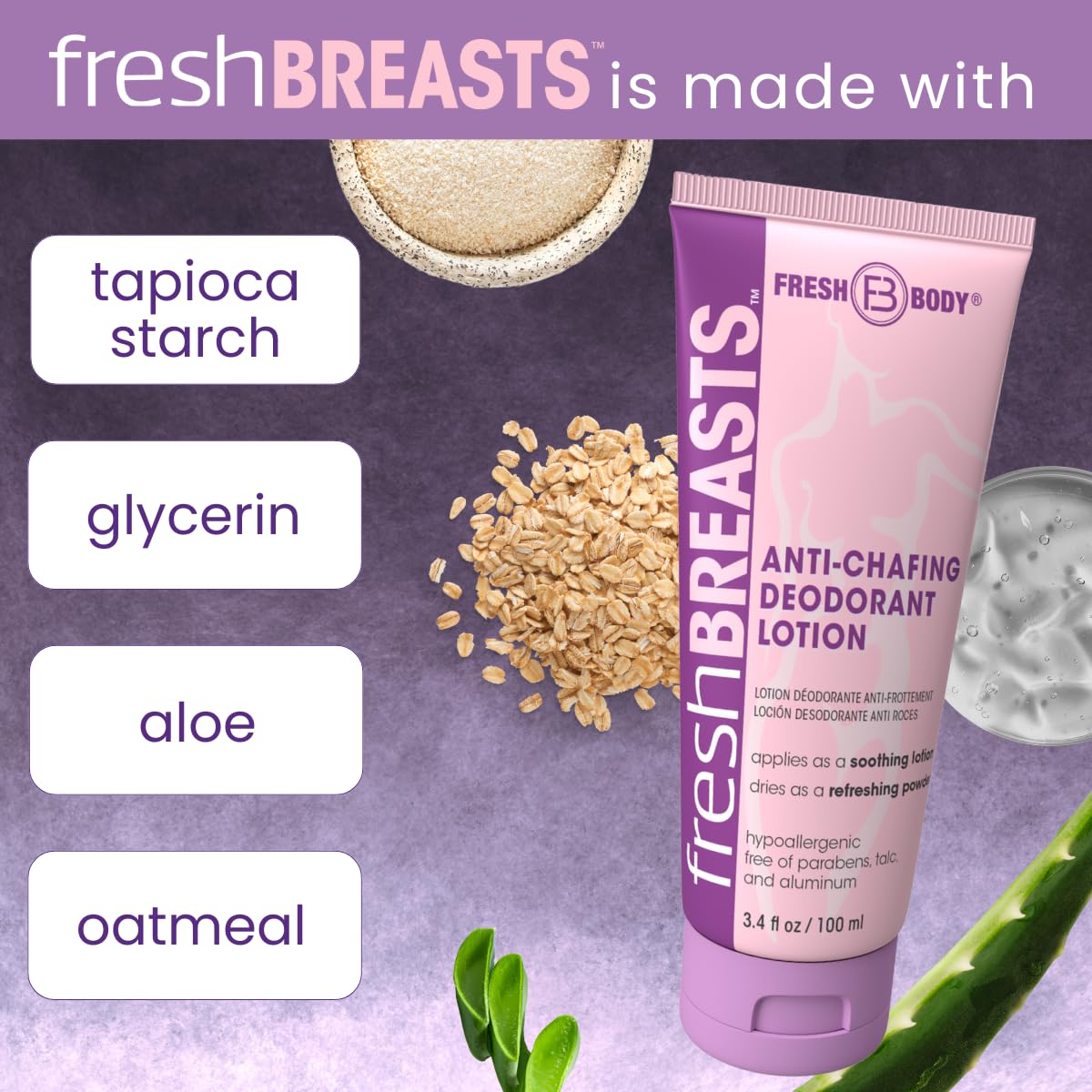Fresh Breasts under-bust-area use for all-day comfort.