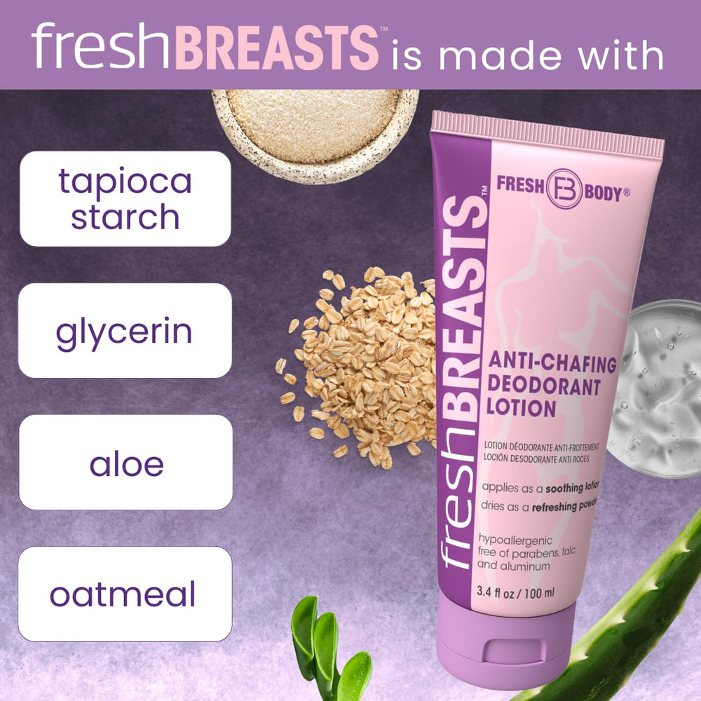 Fresh Breasts under-bust-area use for all-day comfort.