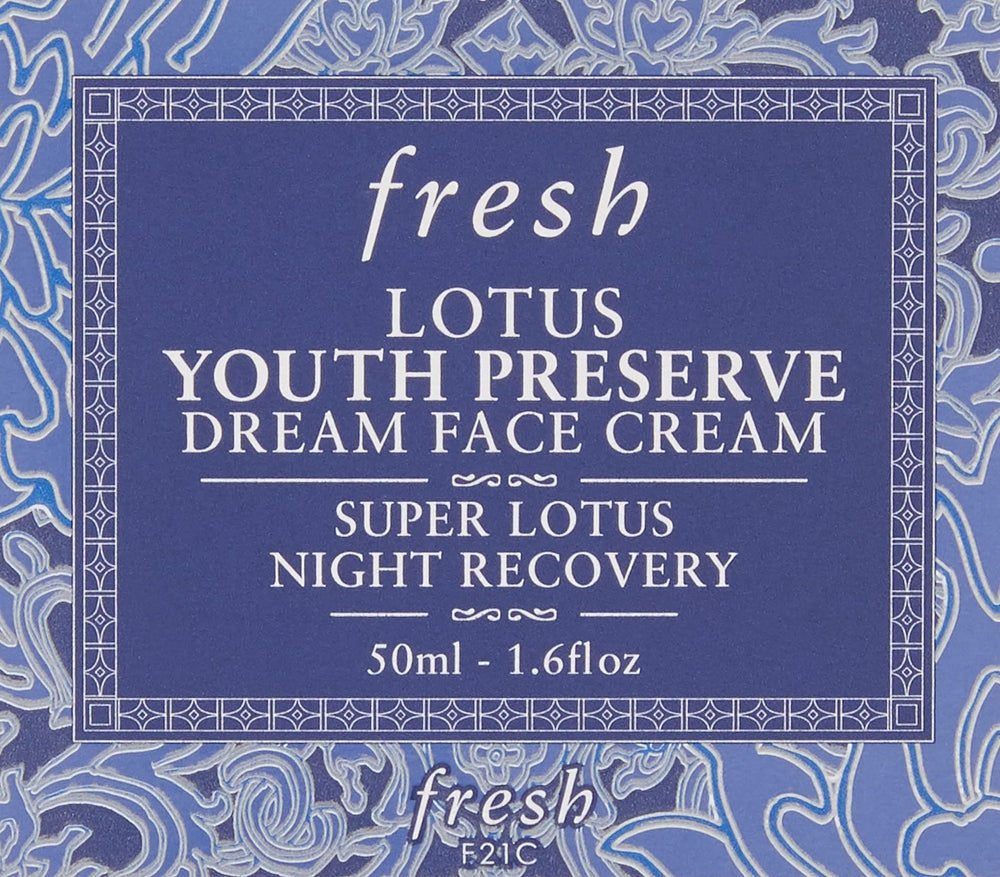Fresh Lotus Youth Preserve Dream Face Cream Super swirl on skin suggests instant hydration