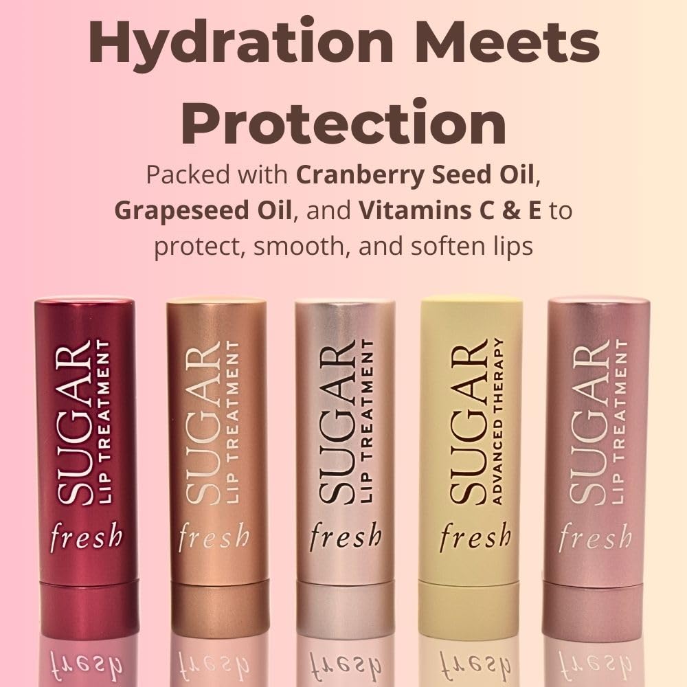 Fresh Mini Color and Care Lip Collection set packaging highlights a gift-ready holiday vibe.