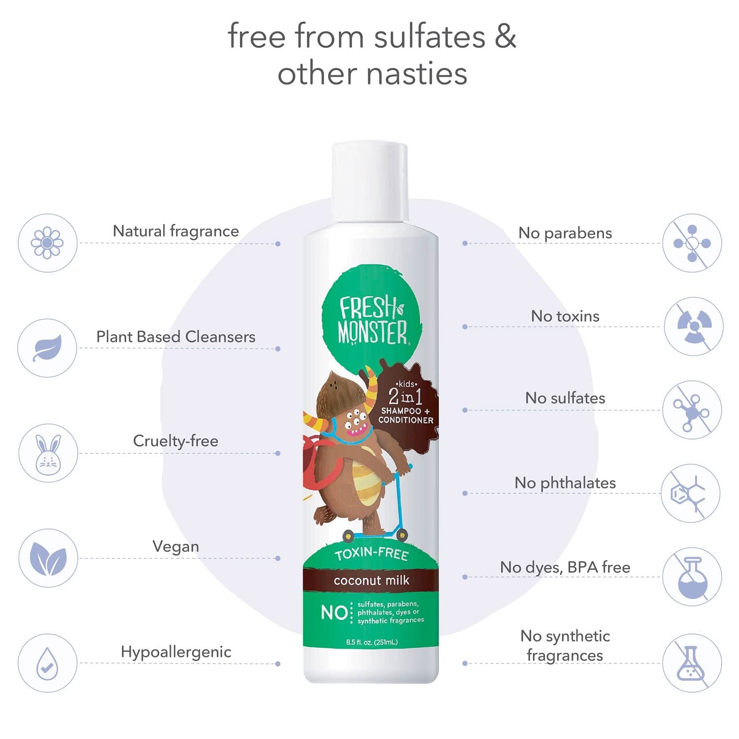 Fresh Monster cruelty-free logo indicating ethical care.