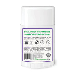 Fresh Monster aluminum-free label highlights a toxin-free formula for families.