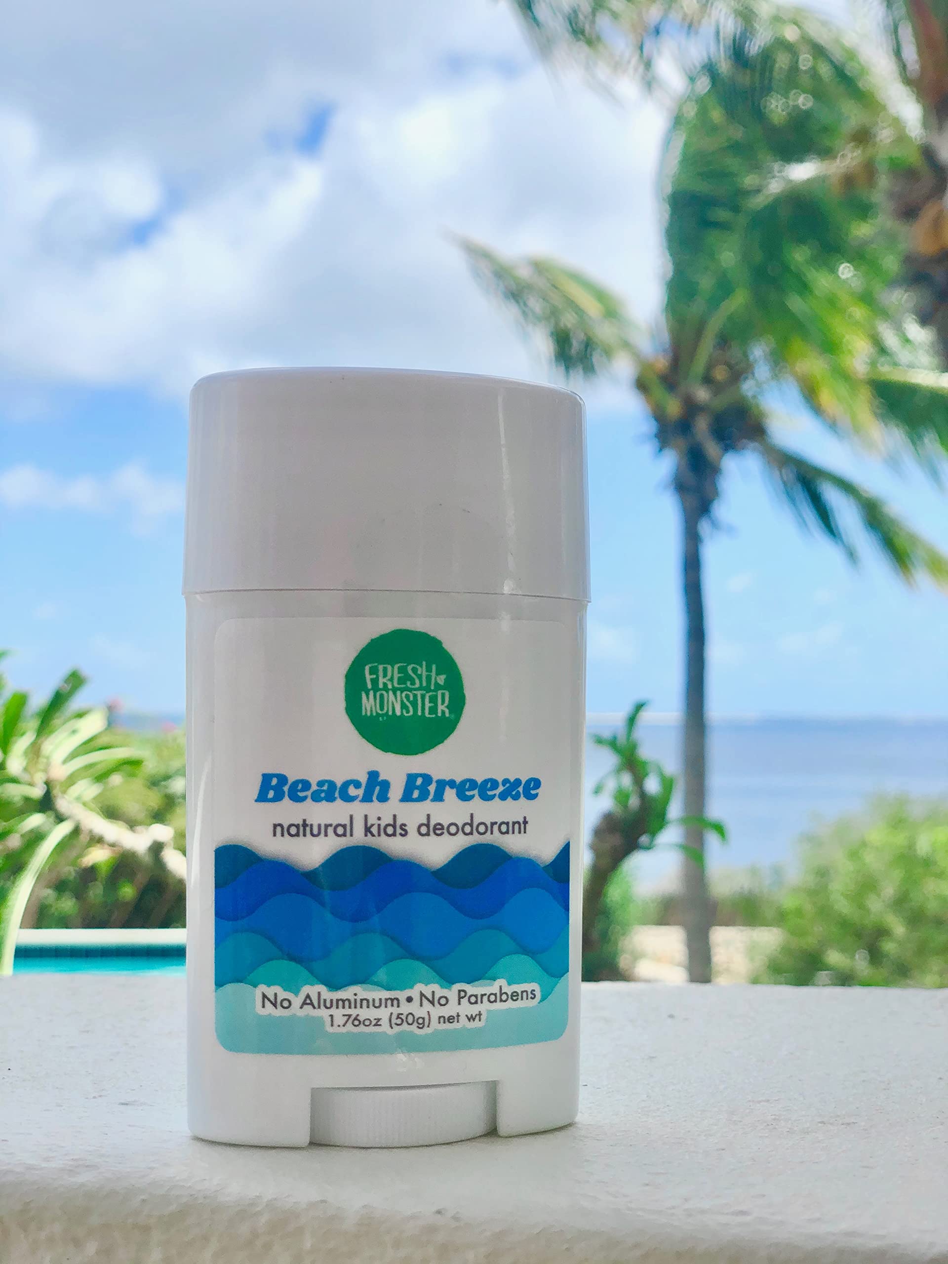 Fresh Monster ingredients list features baking soda and tapioca starch for natural odor control.