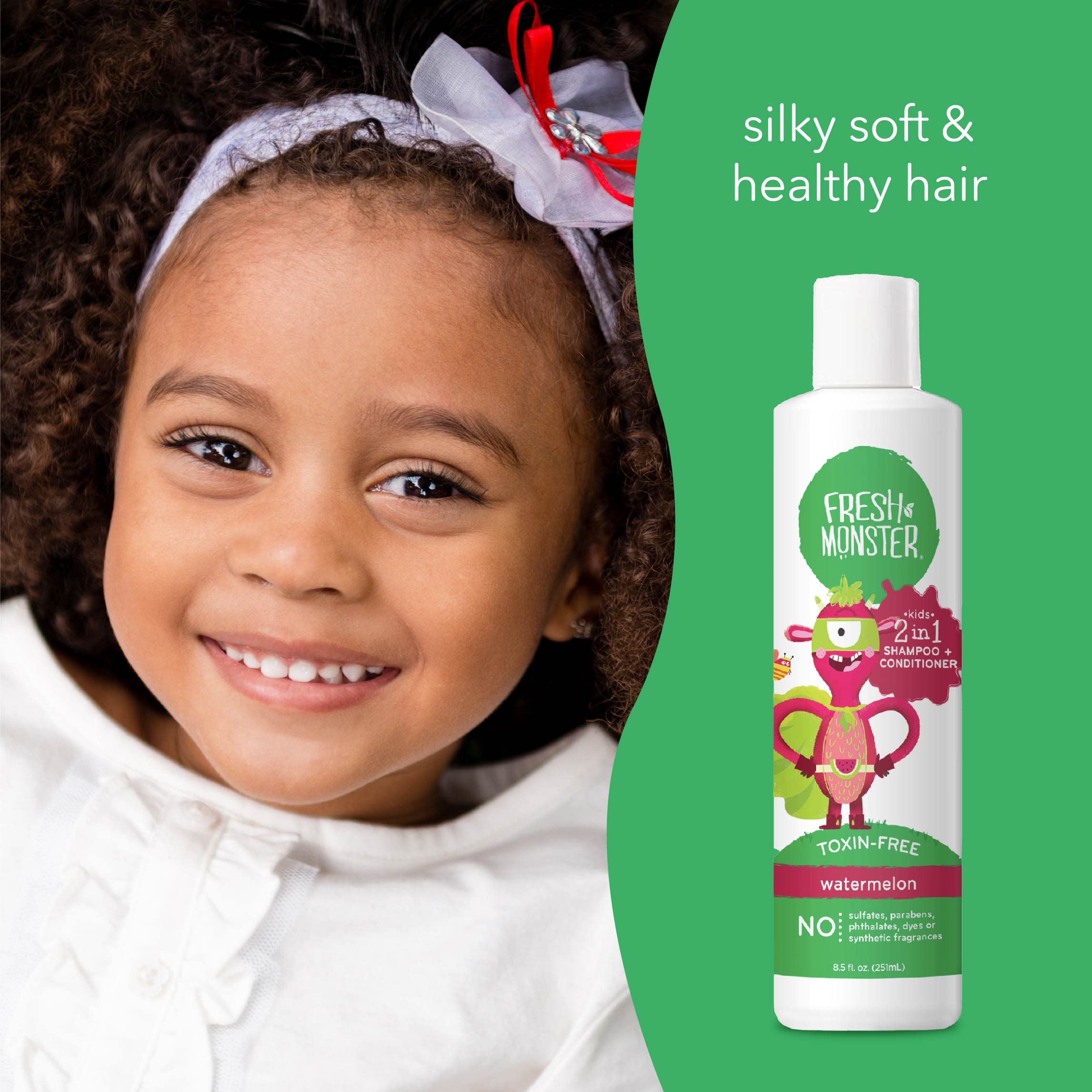 Fresh Monster kid-friendly bath-time design supports independent shower routines.