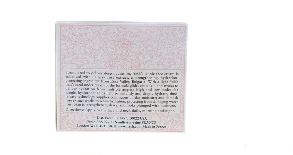 Fresh Rose Deep Hydration Cream's hyaluronic acids deliver multilevel hydration.
