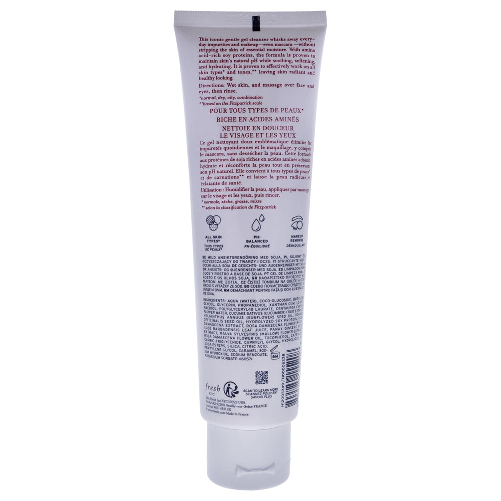 Fresh Soy Face Cleanser ingredients soy proteins supporting skin elasticity