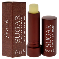Fresh Sugar Lip Treatment close-up highlights 24hr hydration and conditioning.