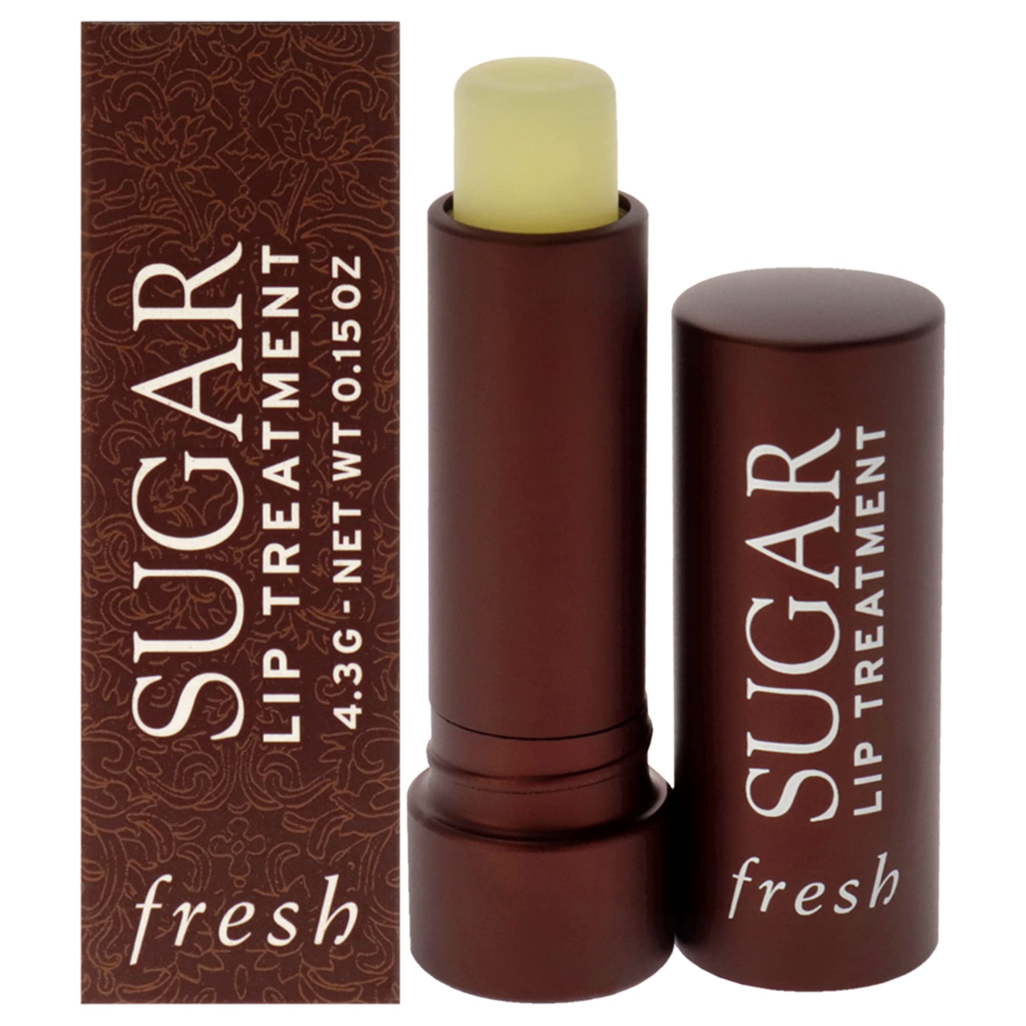 Fresh Sugar Lip Treatment original lip balm tube with sheer color and hydration.